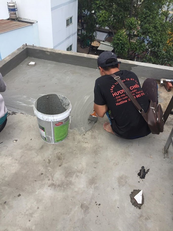 chống thấm sân thượng tại Quận 1